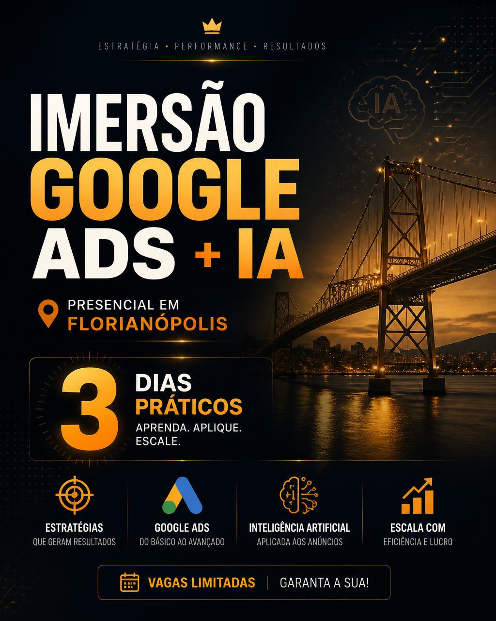 Imersão Google Ads + IA presencial em Florianópolis
